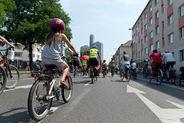 Fahrrad Demo in Köln
