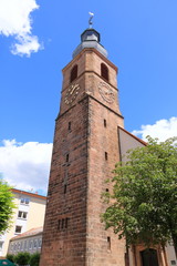 Obraz premium July 07 2020 - Pirmasens, Germany: View in City of Pirmasens in the palatinate