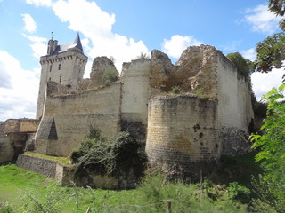 Fototapeta na wymiar Forteresse de Chinon, Indre et Loire, Centre Val de Loire, France, 