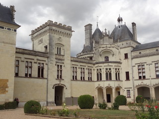 Fototapeta premium Château de Brézé, Maine et Loire, Anjou, Pays de La Loire, Château de la Loire, France