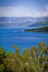 Fototapeta na wymiar Lac de Sainte-Croix, Gorges du Verdon, Verdon Gorge Provence-Alpes-Cote d'Azur, Provence, France, Europe