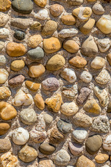 Hintergrund-Textur mit großen Kieselsteine