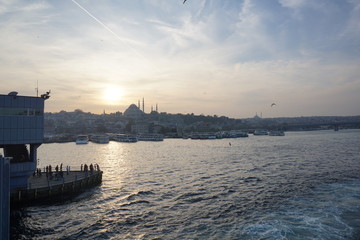 Naklejka premium Istanbul the capital of Turkey, eastern tourist city.