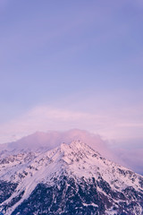 Plakat Das Berg Panorama von Sölden