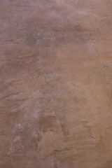 Brown color microcement texture background