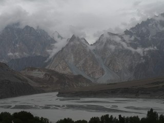 A beautiful pasu mountain in Pakistan