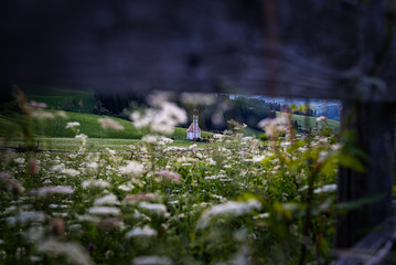 Kirche auf der Wiese
