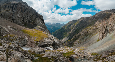 high mountain landscape