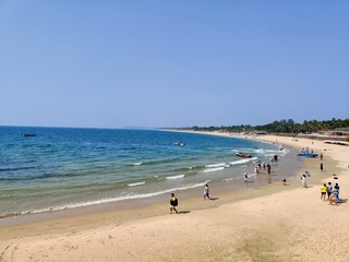 Fototapeta na wymiar Beach Fort, Sinquarium Beach, Goa, India