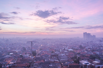 Fototapeta premium 11 April 2009, Jakarta, Indonesia: Morning at Jakarta, Indonesia.
