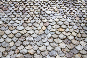 Flagstone roofing texture