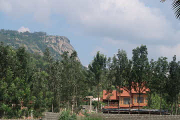 house in the mountains