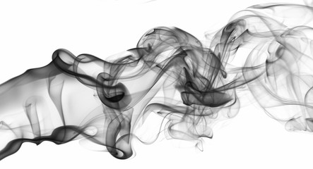 Elegant gray smoke swirl