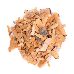Pile of wood chips