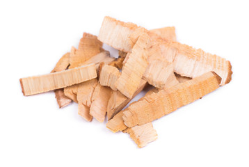 Pile of wood chips