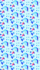 Summer. Colors. Pattern without seams.