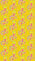 Summer. Colors. Pattern without seams.