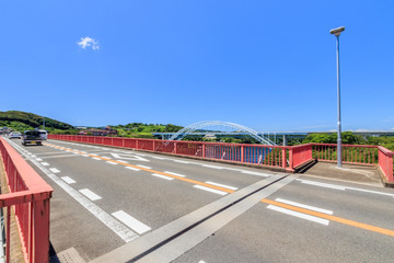 西海橋（車両あり）長崎県西海市　Saikai Bridge Nagasaki-ken Saikai city