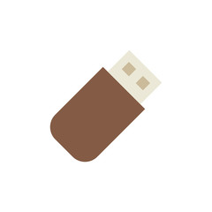 Flashcard technology icon. Simple color vector elements of cabinet accessories icons for ui and ux, website or mobile application