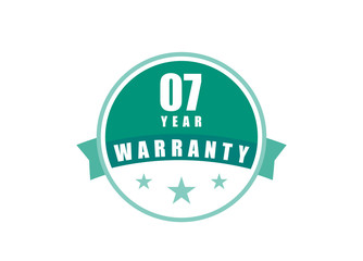 7 Year Warranty image vectors