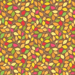 Seamless abstract bright floral   background