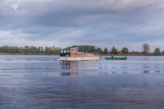 Serock, in the north bank of the Zegrze lake in the Legionowo County, Masovian Voivodeship, Poland, around 40 kilometres north of Warsaw, Poland