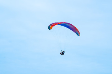 Paragliding in the Sky