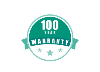 100 Year Warranty image vectors