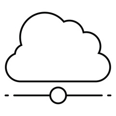 Information technology social network, system backup, search, LAN network, connection, API, feedback, video call, online news, downloads, cloud data icon