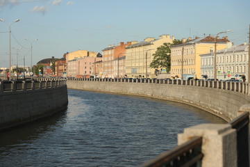 Obraz premium River embankment Saint Petersburg