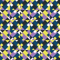 Beautiful of Colorful Geometric Rhombus, Repeated, Abstract, Illustrator Pattern Wallpaper. Image for Printing on Paper, Wallpaper or Background, Covers, Fabrics