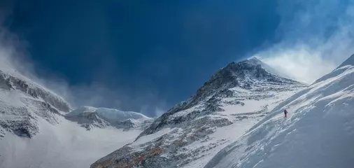 Crédence de cuisine en verre imprimé Lhotse MT.EVEREST LHOTSE FACE