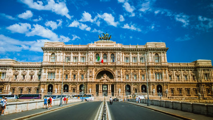 Palace of justice in Rome, Italy