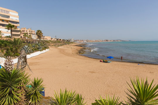 Cala Cabo Cervera near La Mata Costa Blanca Spain