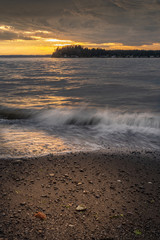 sunset at the beach