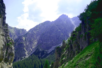 Obraz premium Schoettelkarspitze, kruen, bavaria