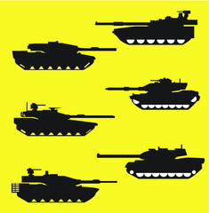 Fototapeta premium Military Tanks