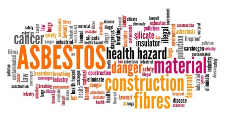 Obraz premium Asbestos construction material