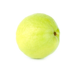 Guava isolated on white background.