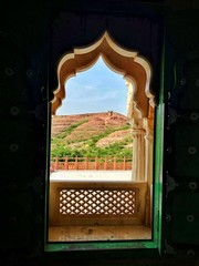 window in the temple