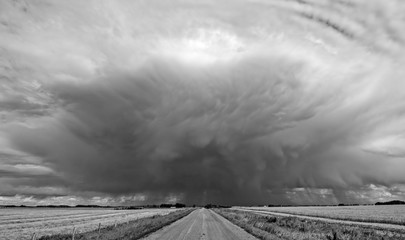 Thunderstorm on the Alberta prairies