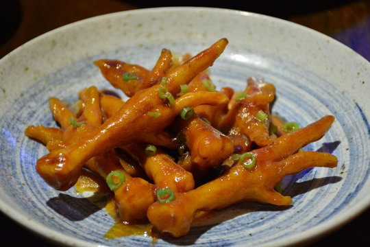 Chicken Feet Meal Food Display