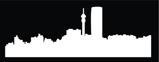 Obraz premium Johannesburg, skyline