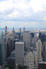 Obraz na płótnie Canvas Aerial view of New York City.