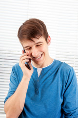 Young Man with a Phone