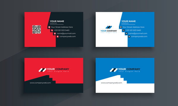 Simple Corporate Business Card Design Template