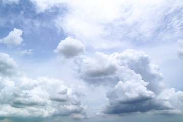 Obraz premium blue sky with clouds