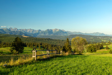 Beautiful summer landscape of Tatra mountains