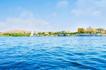 Enjoy felucca trip in Aswan, Egypt