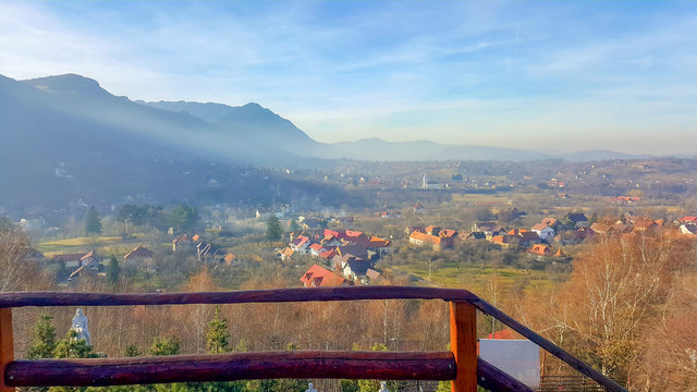 Blick auf Piatra Craiului (RO)